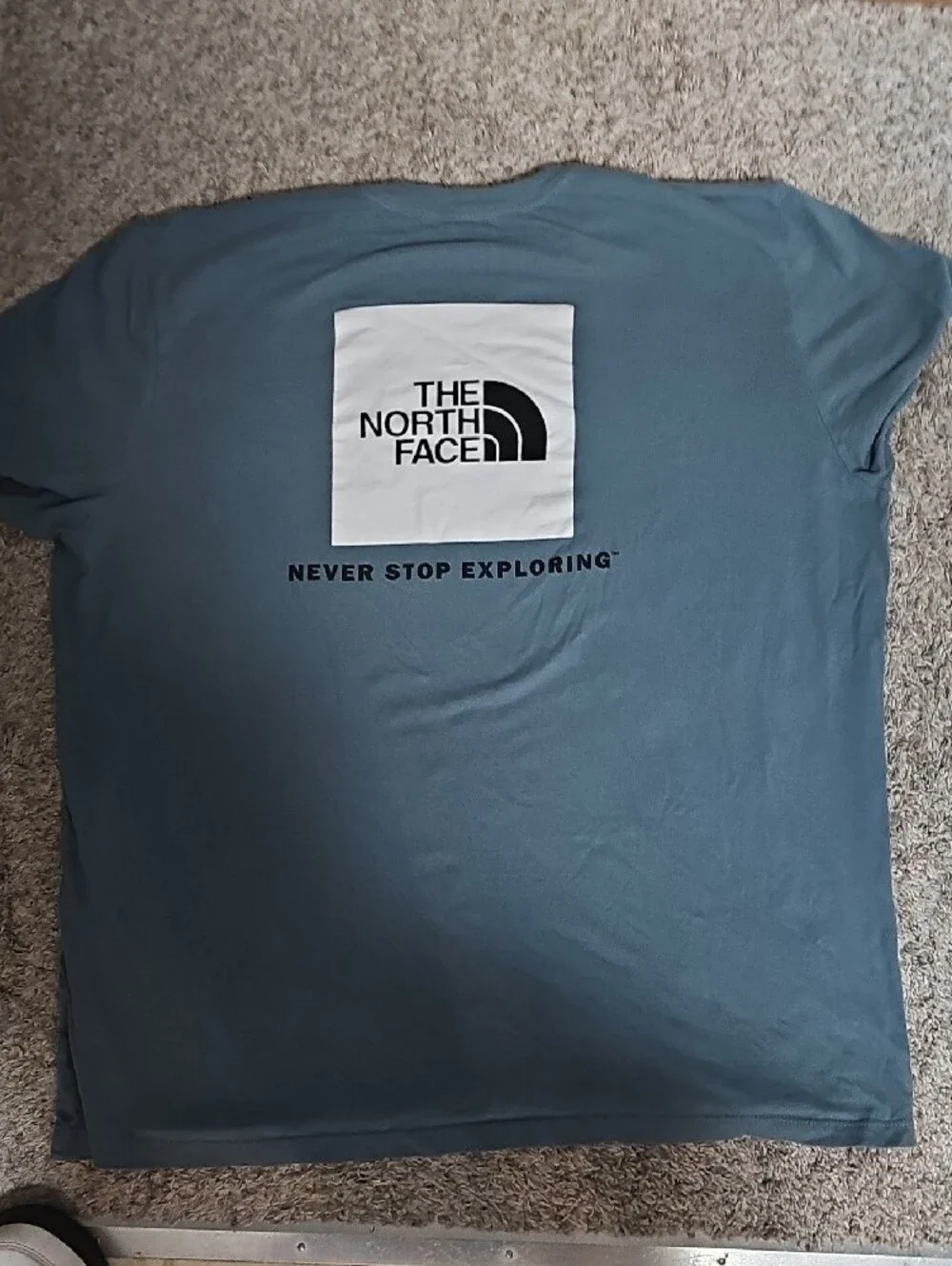 The North Face Men's Short Sleeve Tee - Slate Blue Greenish